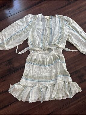 Beach coverup wrap dress Juniper Blu size medium